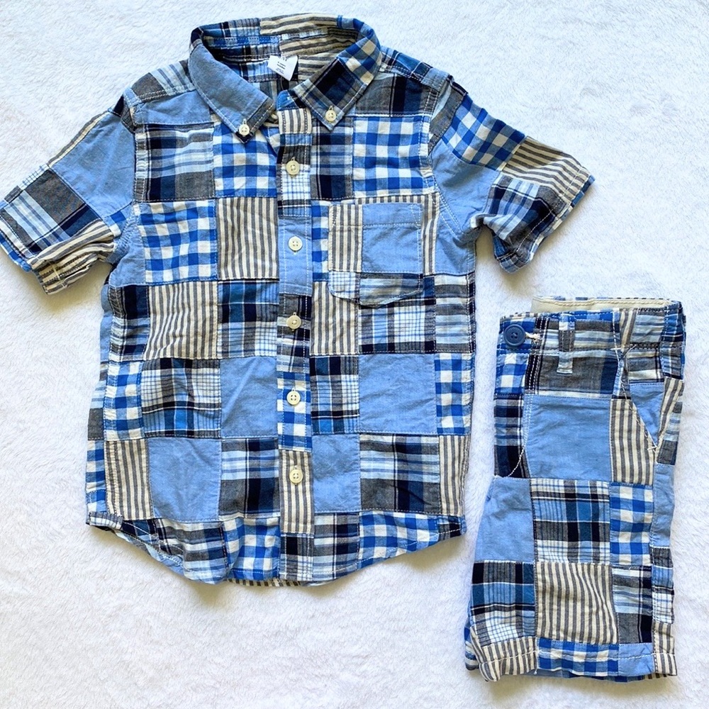 Poplin Patchwork Outfit